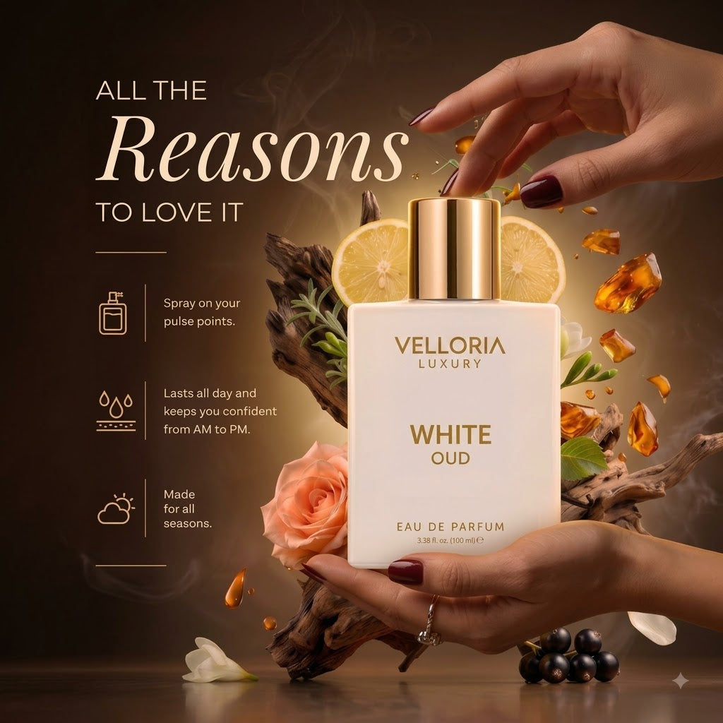 Velloria Luxury White Oud Eau De Parfum 100ML