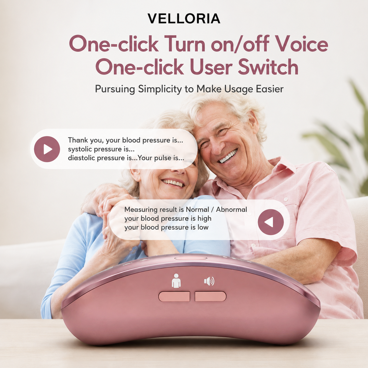 VELLORIA Wrist BP Monitor