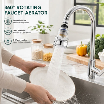 Velloria Rotating Faucet Aerator Filter