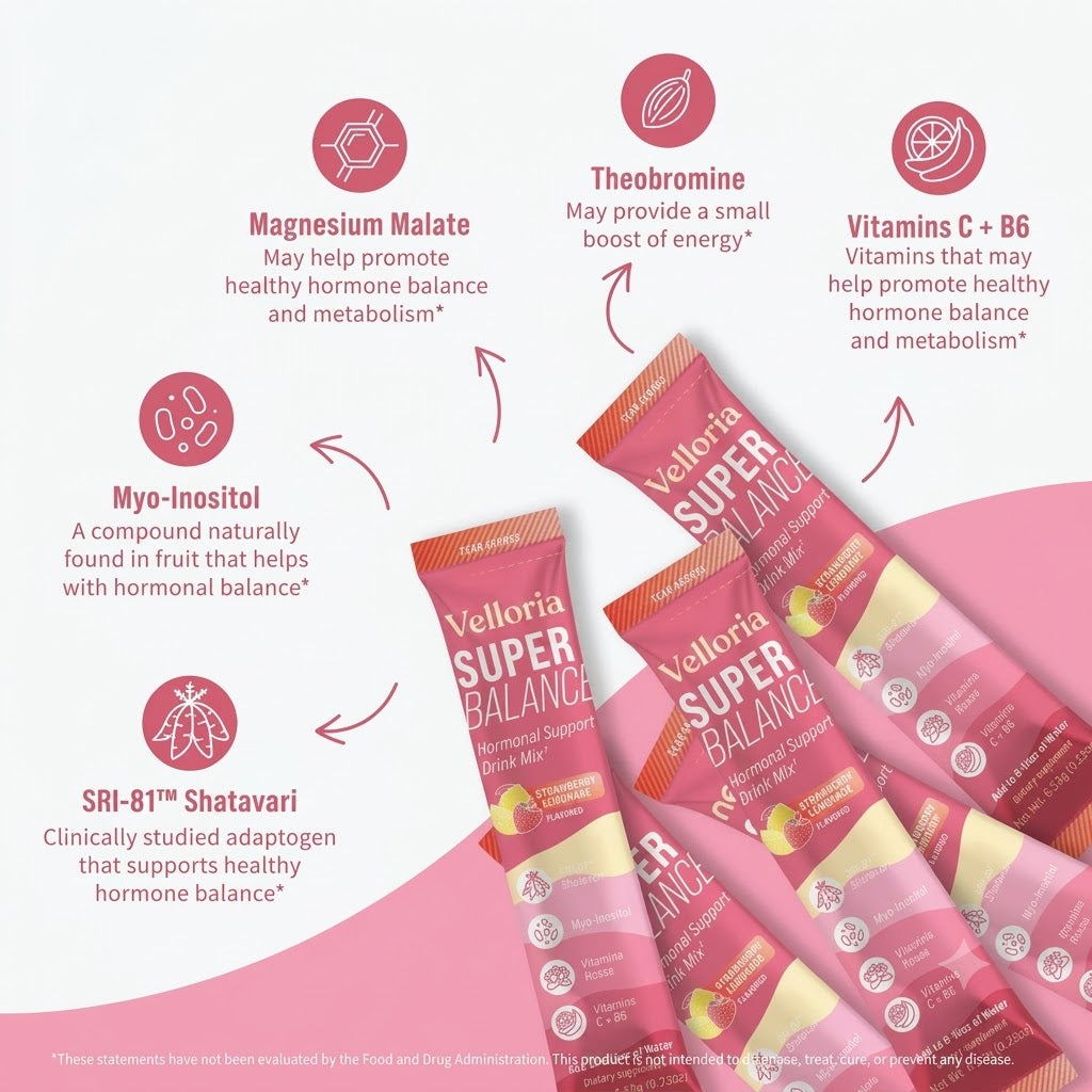 Velloria Superbalance Hormonal Support Drink Mix