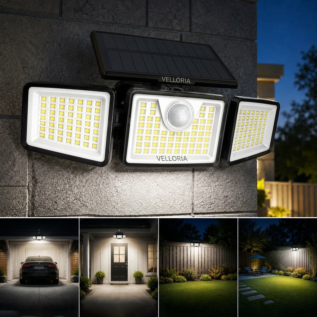 Solar Security Spotlights