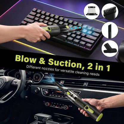 Velloria 20000Pa Cordless Car Vacuum Air Duster