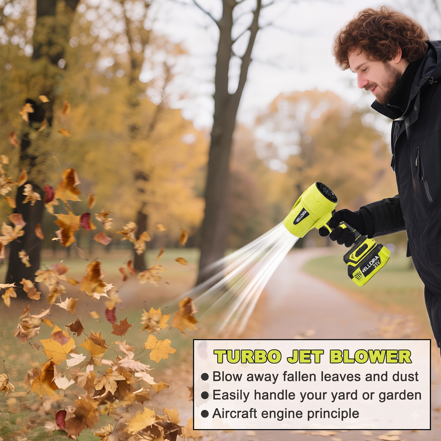 Cordless Turbo Jet Blower Air Duster
