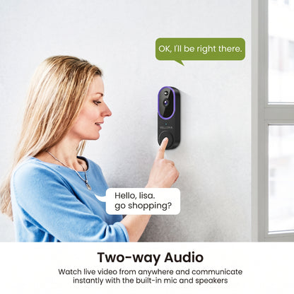 Smart Wireless Video Doorbell Camera