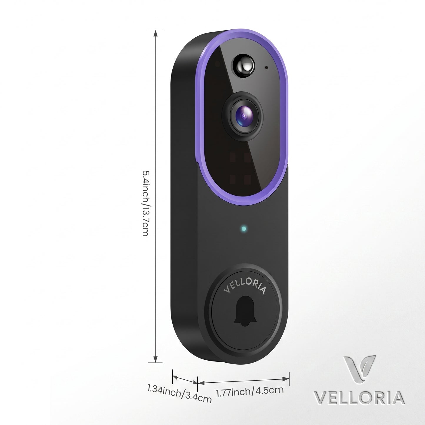 Smart Wireless Video Doorbell Camera