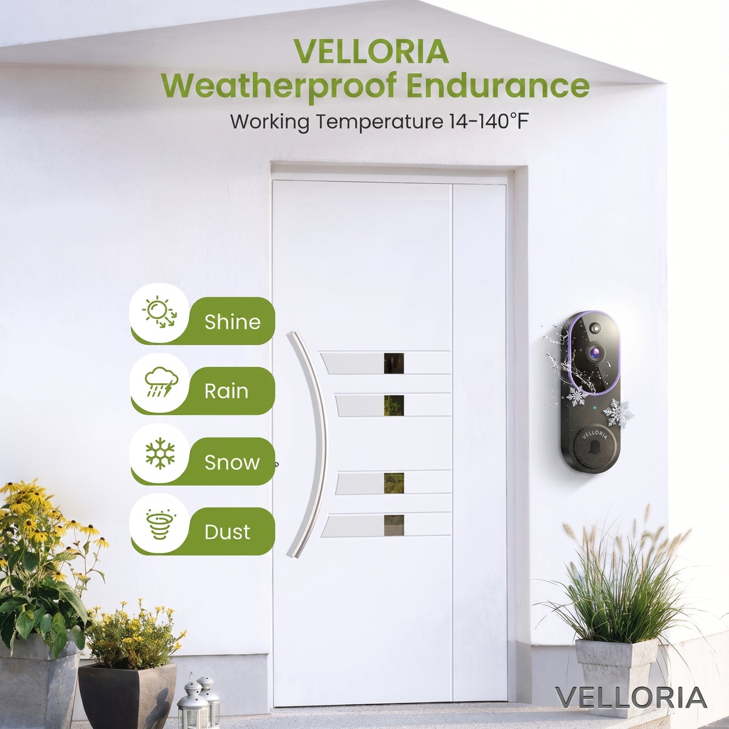 Smart Wireless Video Doorbell Camera