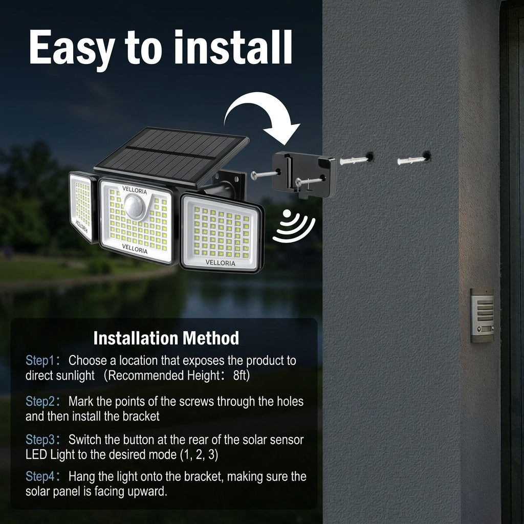 Solar Security Spotlights