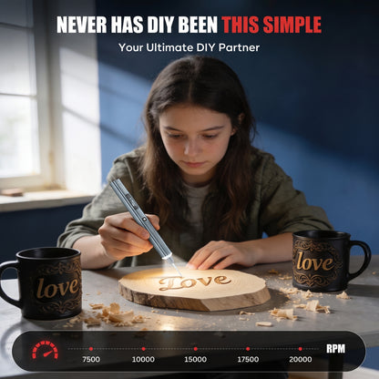 Velloria Cordless Electric Engraving Pen Kit