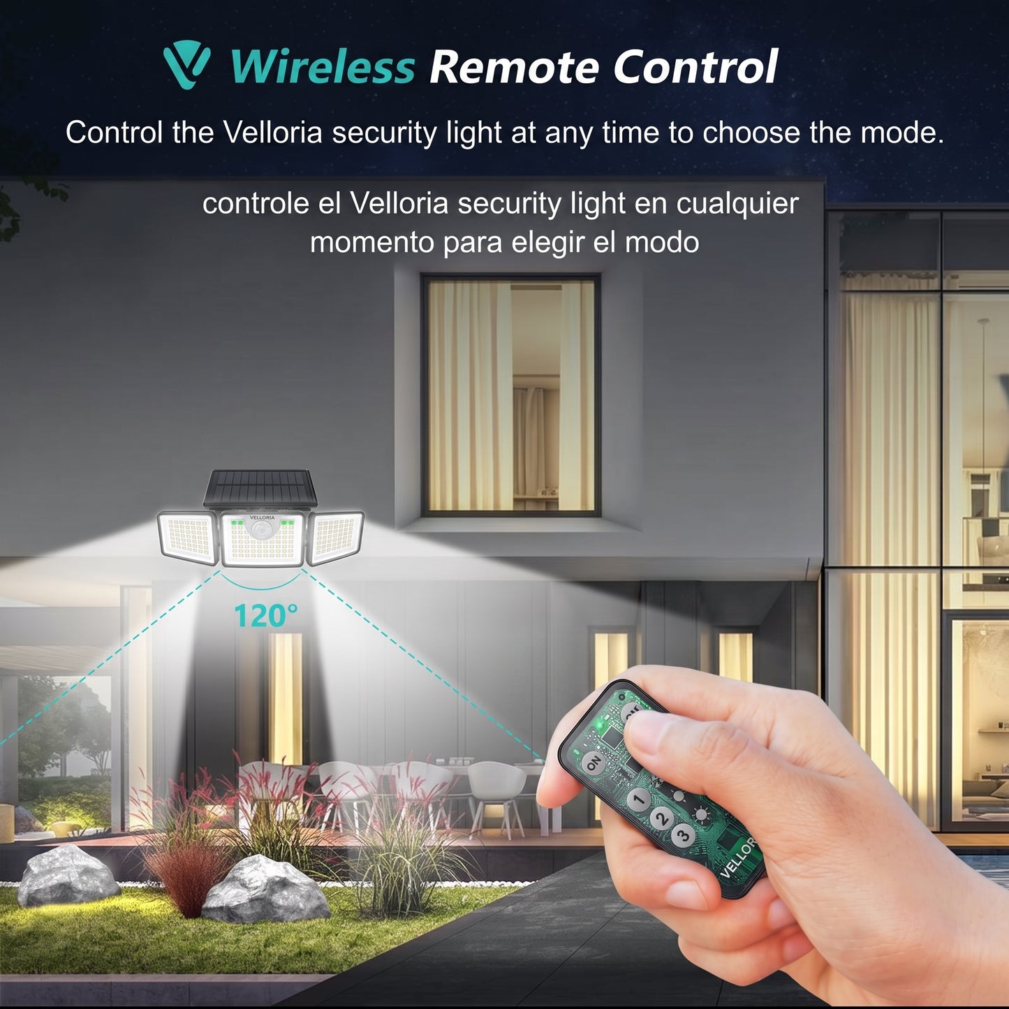 Solar Security Spotlights