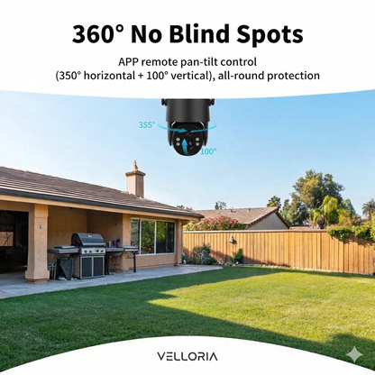 Solar Powered 4G Outdoor Security Camera