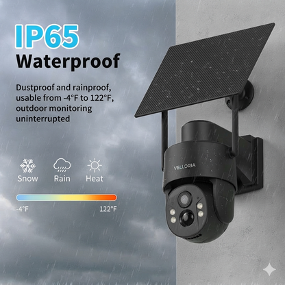 Solar Powered 4G Outdoor Security Camera