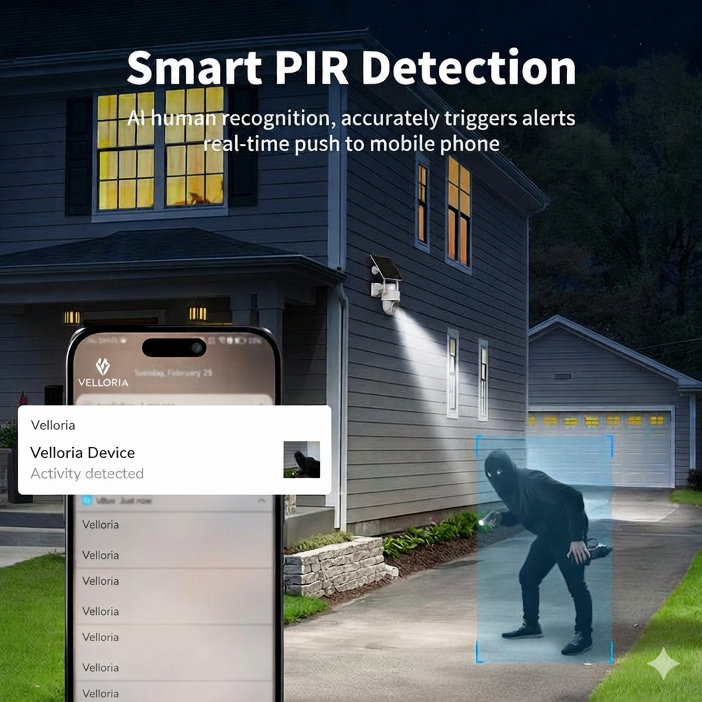 Solar Powered 4G Outdoor Security Camera