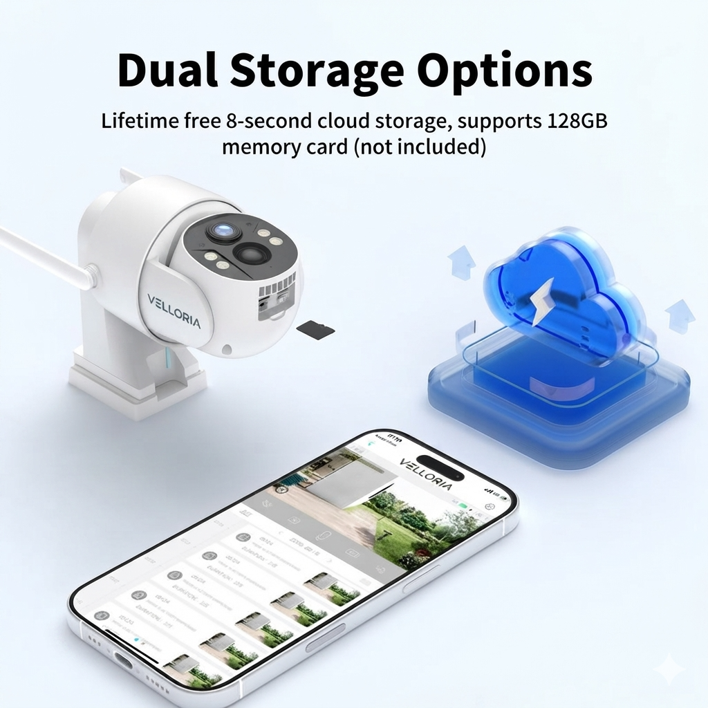 Solar Powered 4G Outdoor Security Camera