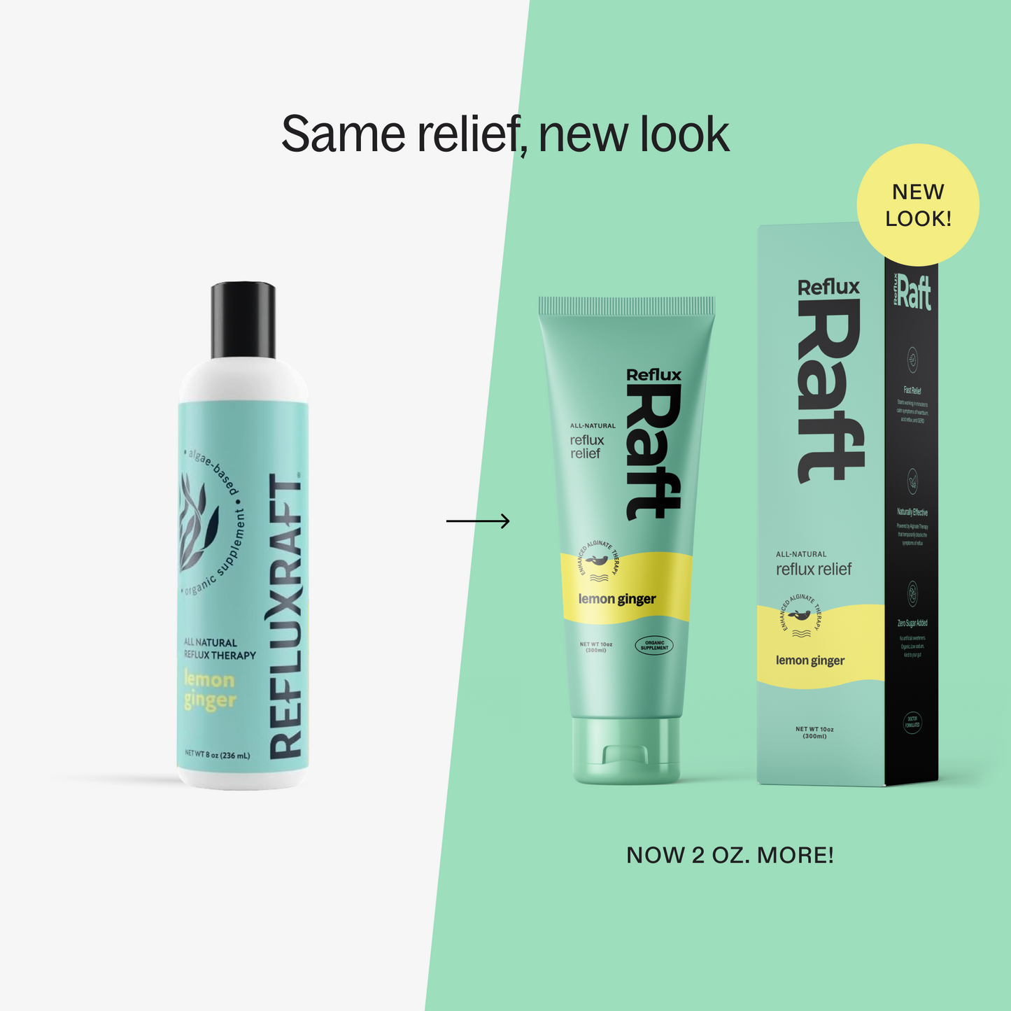 Velora Reflux Raft Relief Lemon Ginger