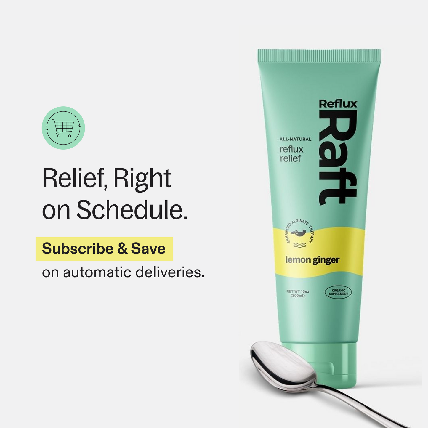 Velora Reflux Raft Relief Lemon Ginger