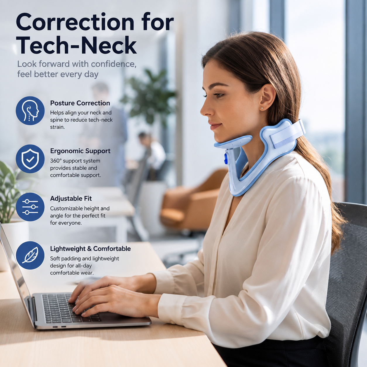 Adjustable Neck Support Brace