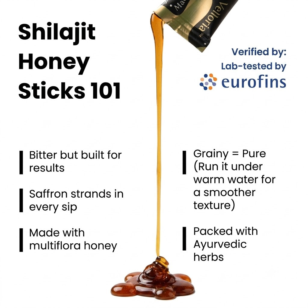 GOLD+ Shilajit Honey Sticks