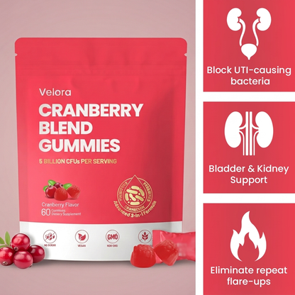 Velora Cranberry Urinary Defense Gummies