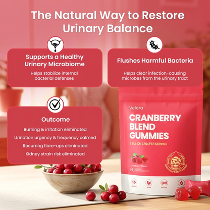 Velora Cranberry Urinary Defense Gummies